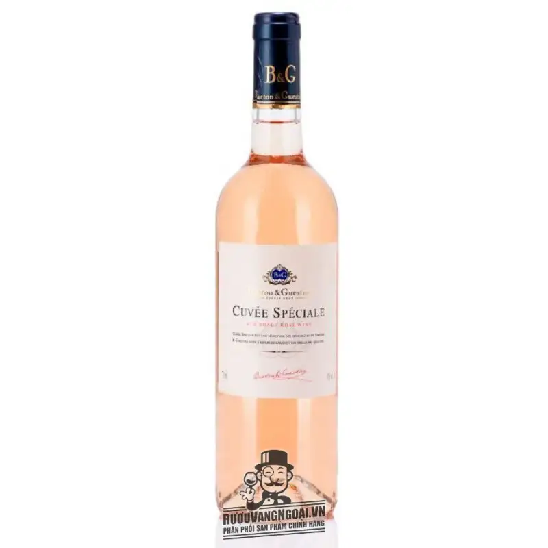 Vang hồng Pháp Cuvee Speciale Rose Barton Guestier uống ngon