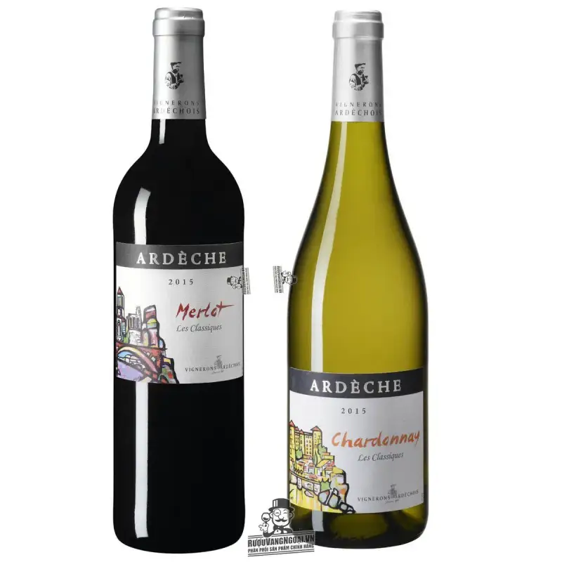 Vang Pháp Ardeche Vignerons Ardechois Les Classiques Syrah Chardonnay