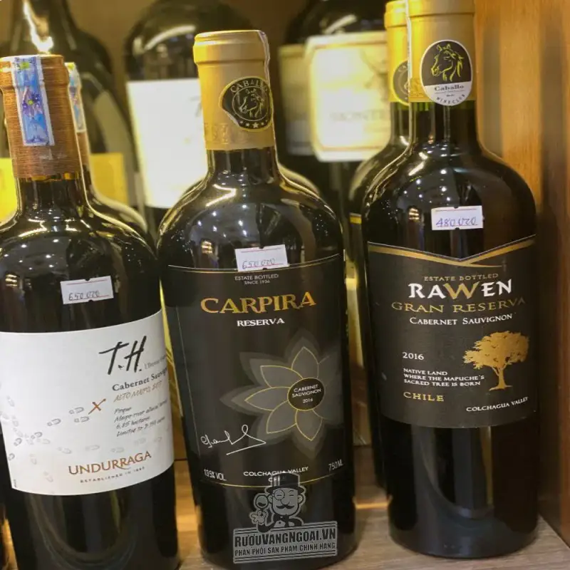 Giá vang chile carpira reserva cabernet sauvignon