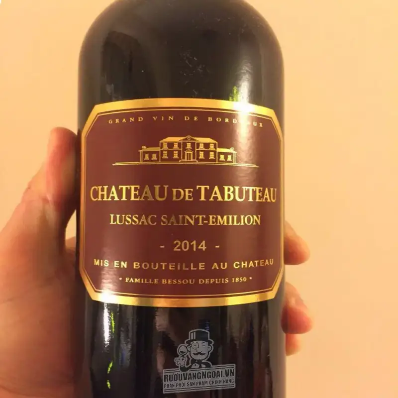 Mua vang phap chateau de tabuteau lussac saint emilion giá rẻ tại Hà Nội