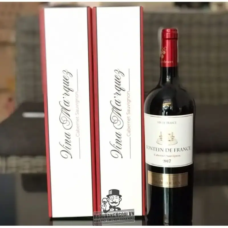 vang phap fontein de france chai tang chai nho cabernet sauvignon mua ở đâu giá rẻ nhất