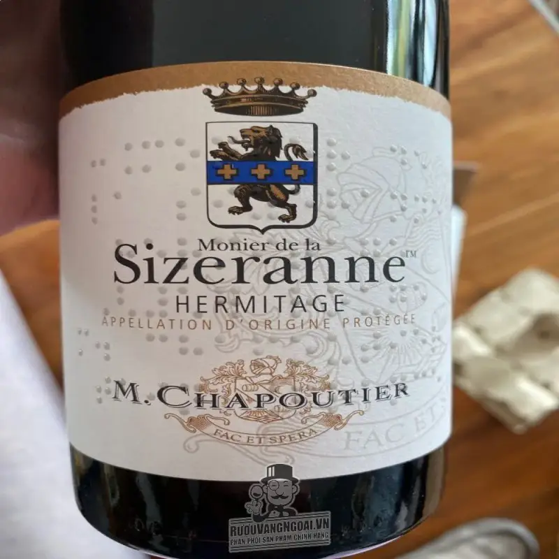 vang phap m chapoutier la sizeranne hermitage giá bao nhiêu