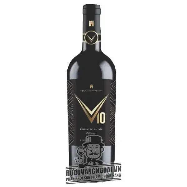 Vang Ý V10 PRIMITIVO DEL SALENTO 18,5 ĐỘ