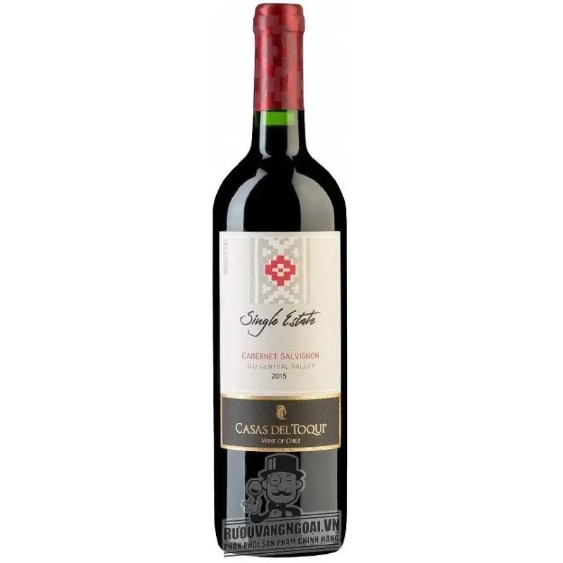 Vang Chile CASAS DEL TOQUI Single Estate Cabernet Sauvignon