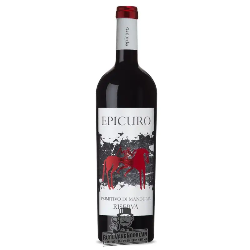 Rượu Vang Ý Epicuro Primitivo Di Manduria Riserva