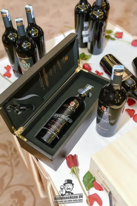 Vang Ý LEGGENDARIO ROCCA PRIMITIVO 16 ĐỘ
