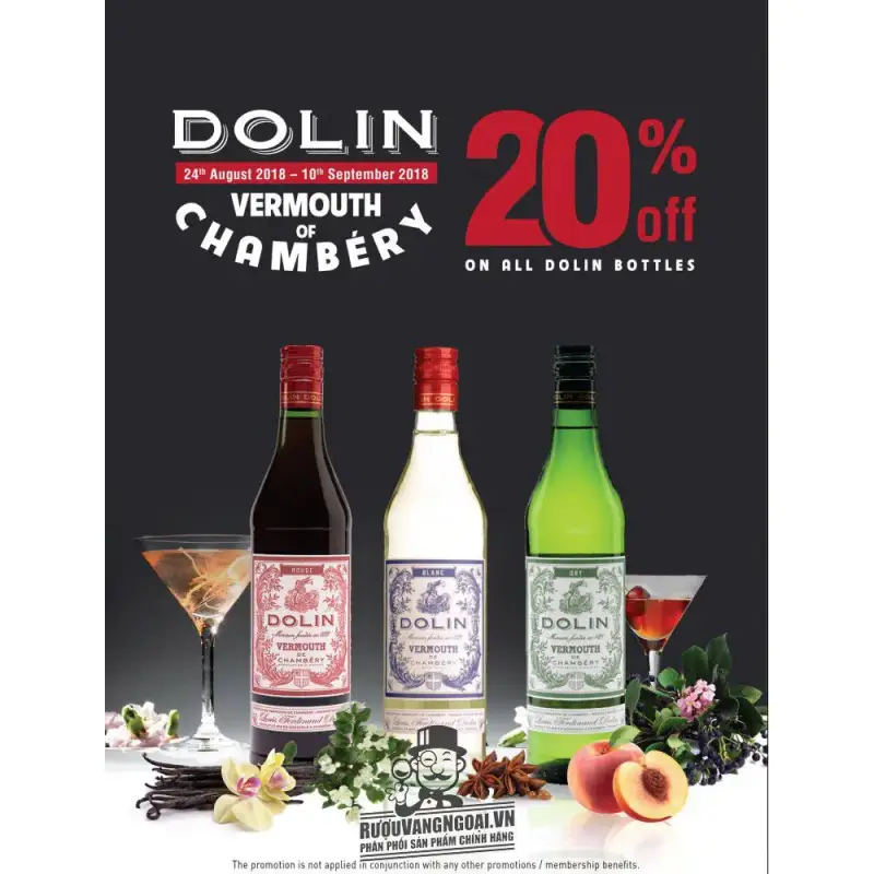 Địa chỉ bán vang phap dolin vermouth de chambery do giá rẻ nhất