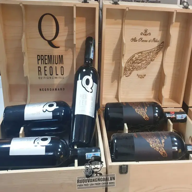 Mua vang y do ala rosso d italia puglia giá rẻ tại Sài Gòn