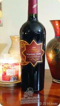 Rượu vang Mantello Sangiovese Shiraz Toscana Sensi