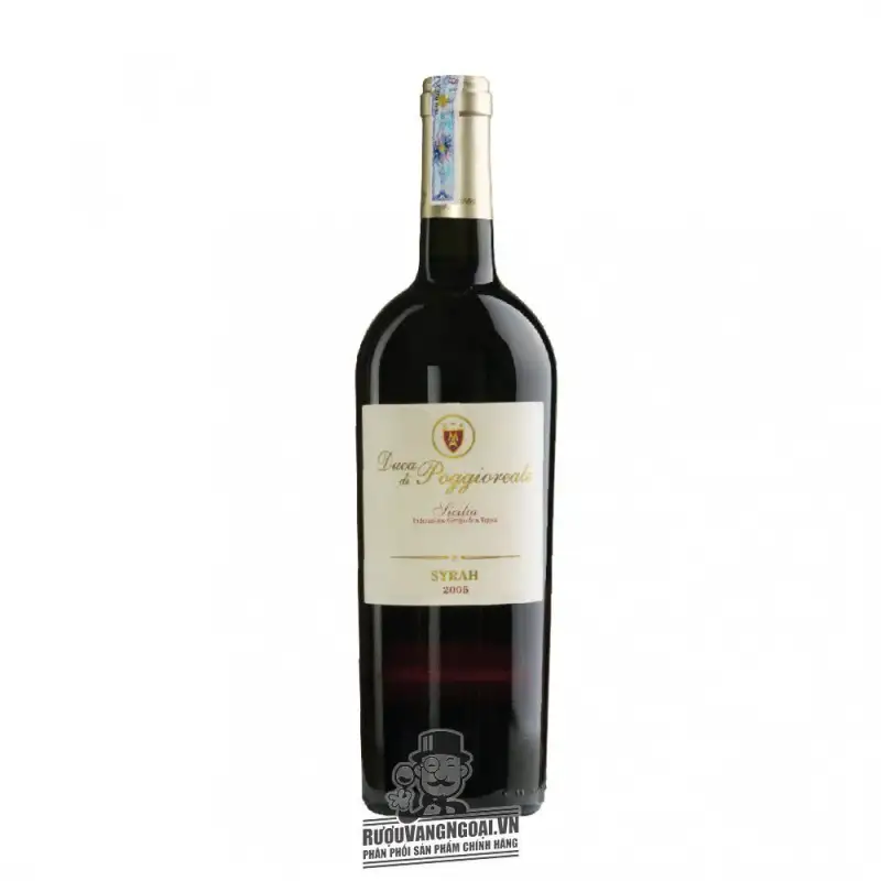 Vang Ý Duca Di Poggioreale Syrah 2005