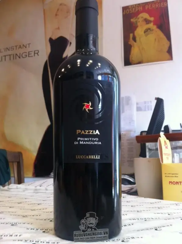 Vang ý PAZZIA Primitivo di Manduria