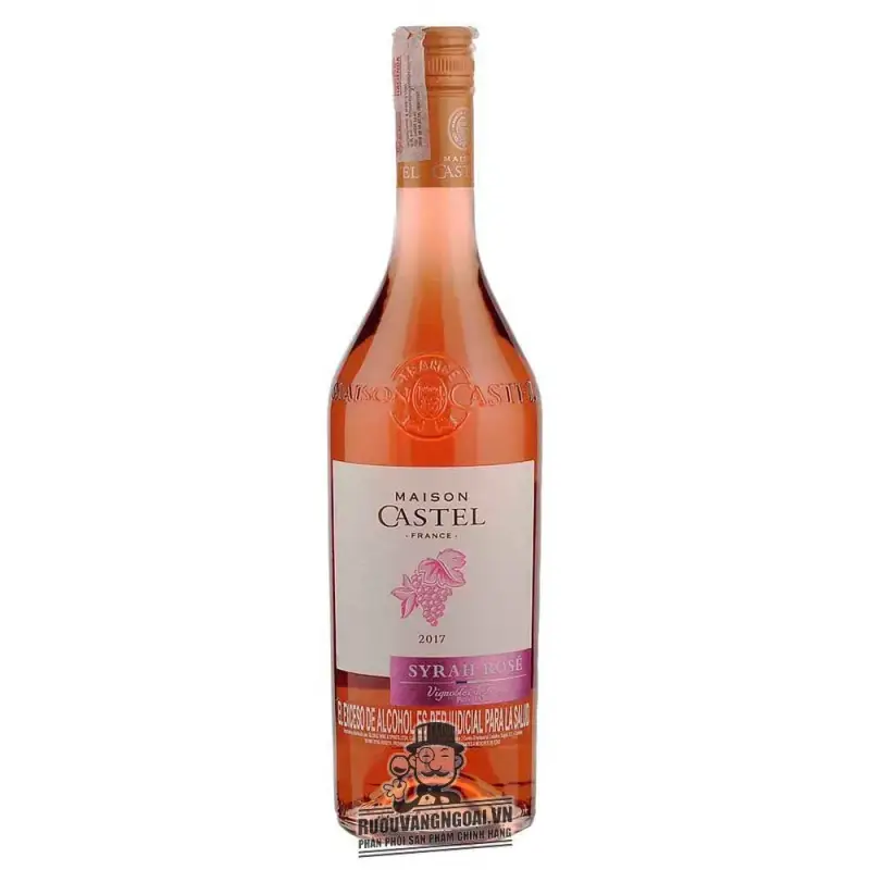 Vang Pháp Maison Castel Syrah Rose uống ngon