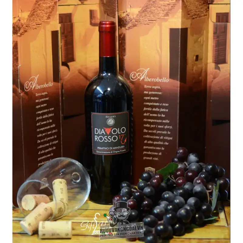 Địa chỉ mua vang y do diavolo rosso primitivo di manduria giá rẻ nhất
