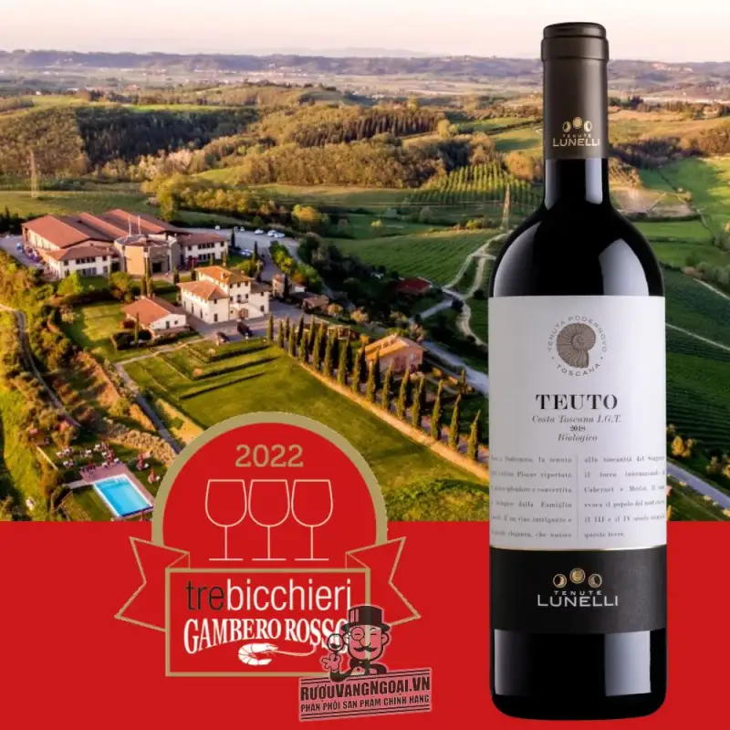 Mua ruou vang y tenute lunelli teuto costa toscana giá rẻ tại Sài Gòn