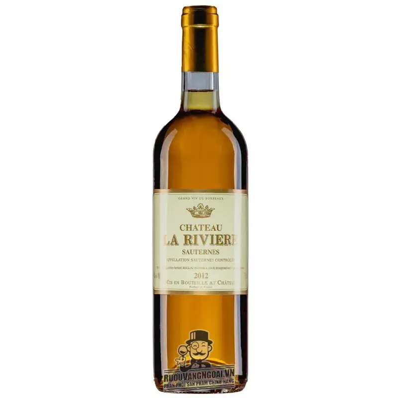 Vang Pháp Chateau la Riviere Sauternes AOC thượng hạng