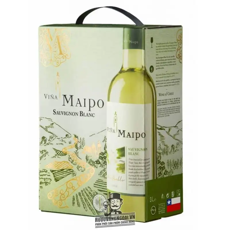 Vang Bịch Chile Vina Maipo Mi Pueblo Sauvignon Bib 3L