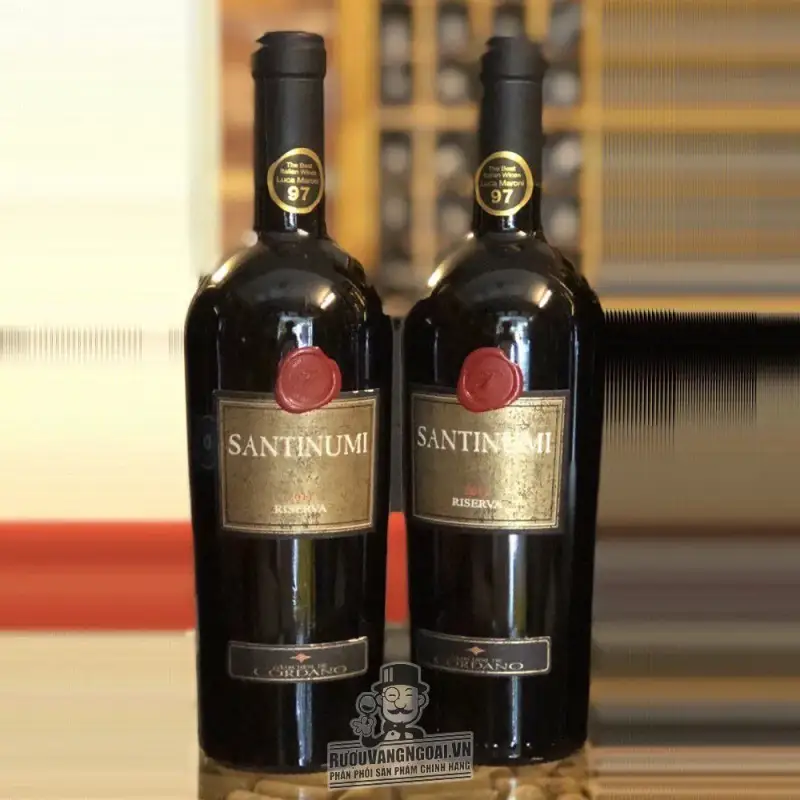 Vang Ý Santinumi Reserva Montepulciano Abruzzo 98 đểm