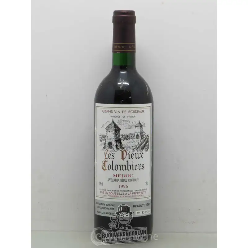 Vang Pháp Les Vieux Colombiers Medoc uống ngon
