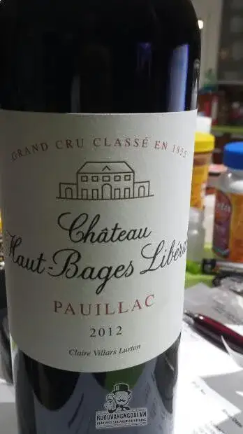 Vang Pháp Chateau Haut Bages Liberal Pauillac