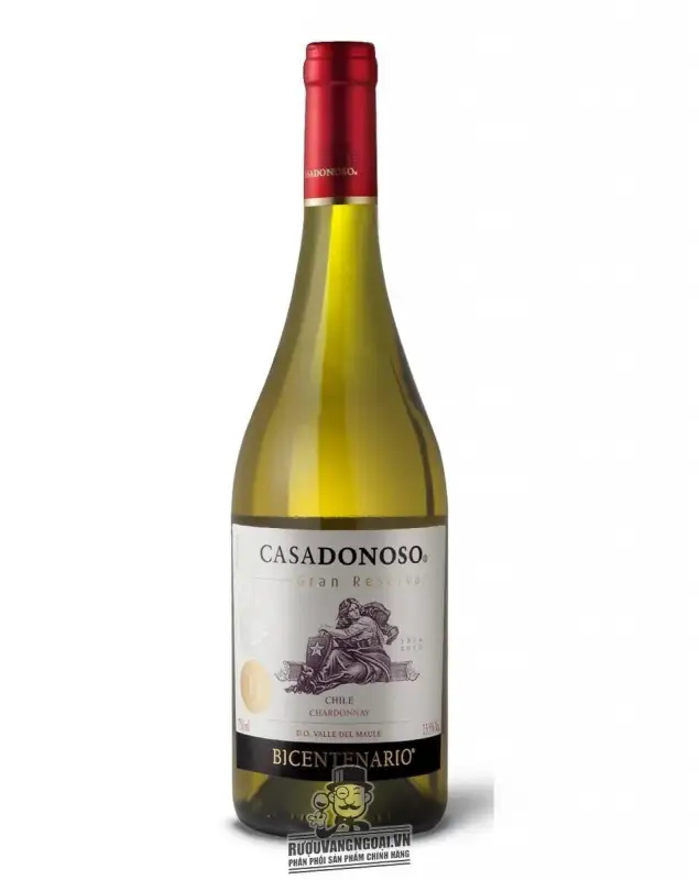 Vang Chile CASADONOSO BICENTENARIO Gran Reserva Chardonnay