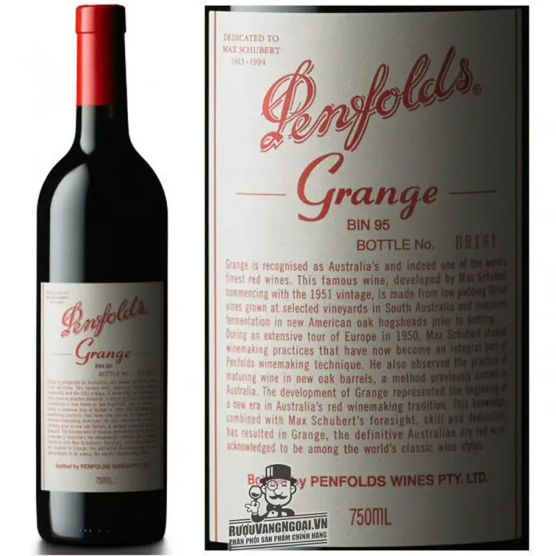 Rượu vang Úc Penfolds Grange Bin 95 Shiraz