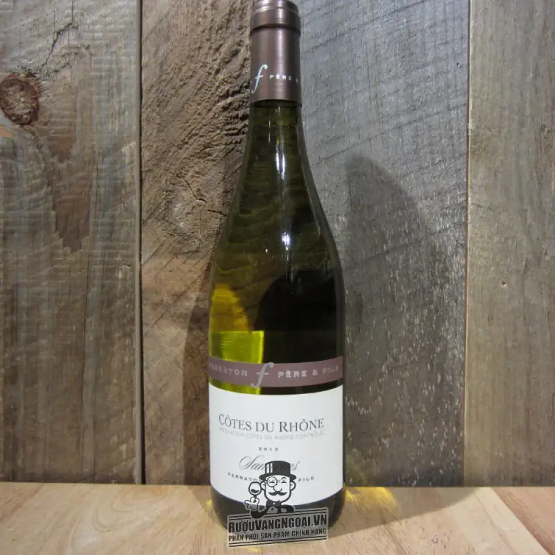 Giá vang phap cotes du rhone samorens blanc