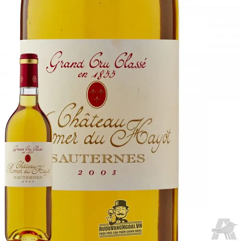 Địa chỉ bán vang phap chateau romer sauternes grand cru classe giá rẻ tại Sài Gòn
