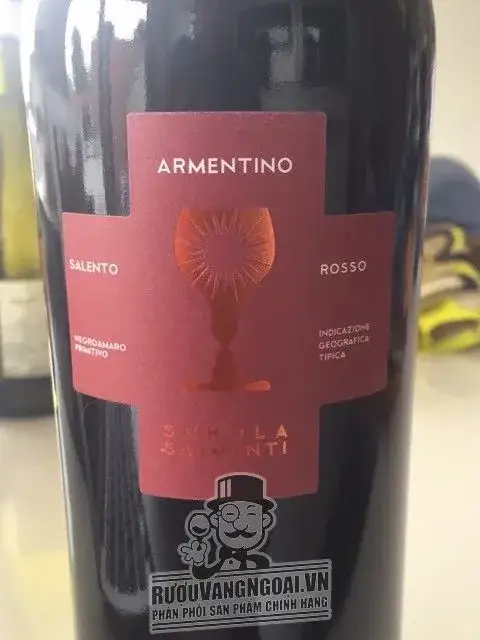 Vang Ý Schola Sarmenti Armentino Rosso Salento