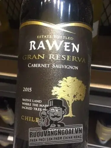 Vang Chile Rawen Gran Reserva Cabernet Sauvignon