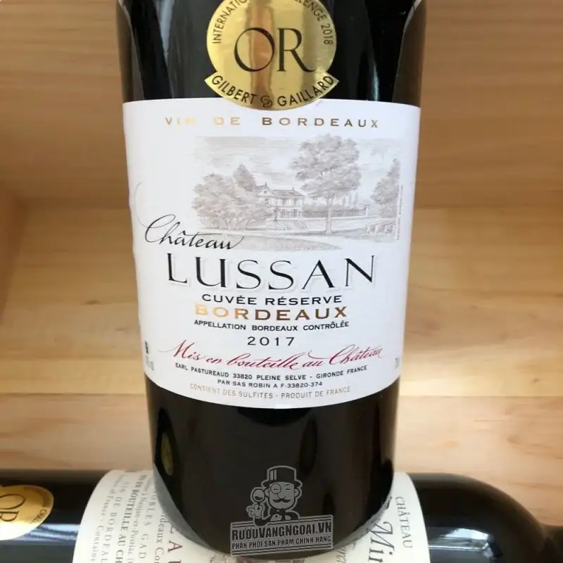 vang phap chateau lussan bordeaux giá bao nhiêu