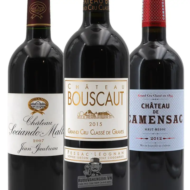 Vang Pháp Chateau Bouscaut Rouge Grand Cru Classes de Graves 94 điểm