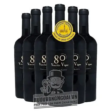 Vang Ý 80 VECCHICE VIGNE RISERVA PRIMITIVO DI MANDURIA