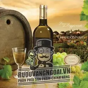 Vang Ý Duca Di Poggioreale Chardonnay 2010