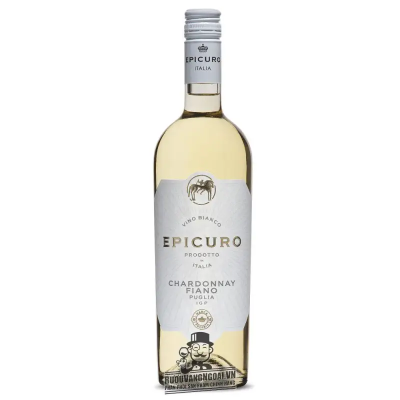 Rượu Vang Ý Epicuro Chardonnay Fiano I.G.P uống ngon