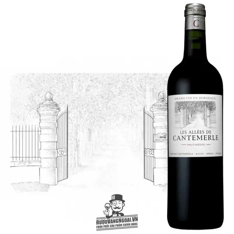Địa chỉ bán vang phap les allees de cantemerle haut medoc giá rẻ tại Sài Gòn