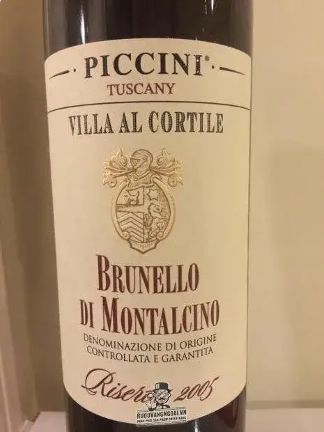 Rượu vang Piccini Brunello Di Montalcino Villa Al Cortile Riserva