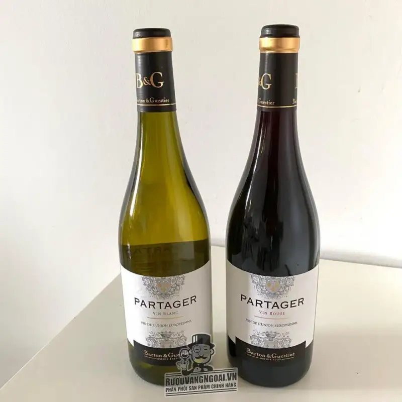 Vang Pháp Barton & Guestier Partager Đỏ - Trắng