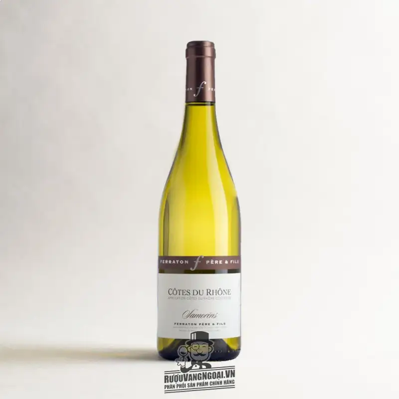 vang phap cotes du rhone samorens blanc giá bao nhiêu