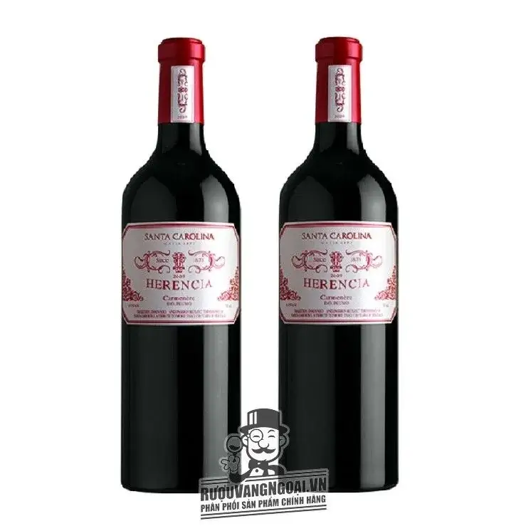Vang Chile Santa Carolina Herencia Carmenere