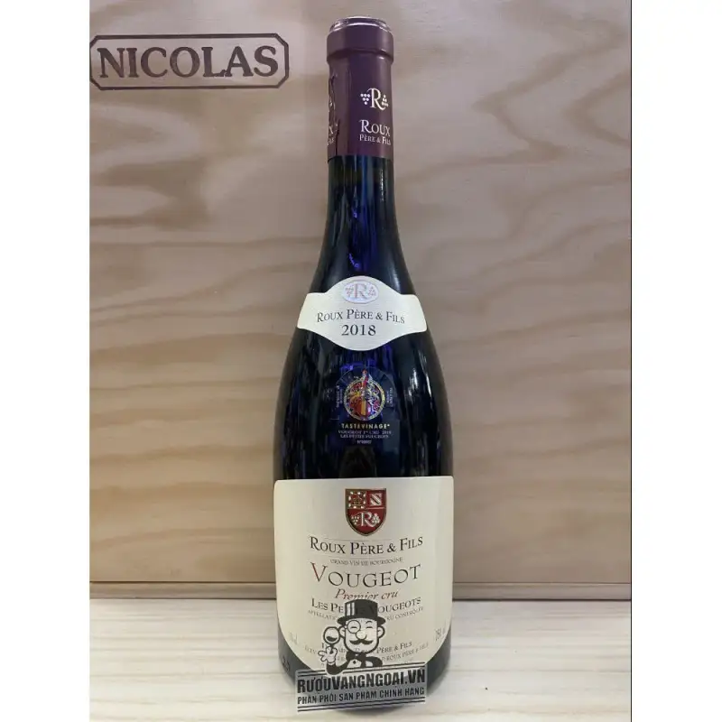 Vang Pháp Roux Pere Fils Vougeot Premier Cru Les Petits Vougeots