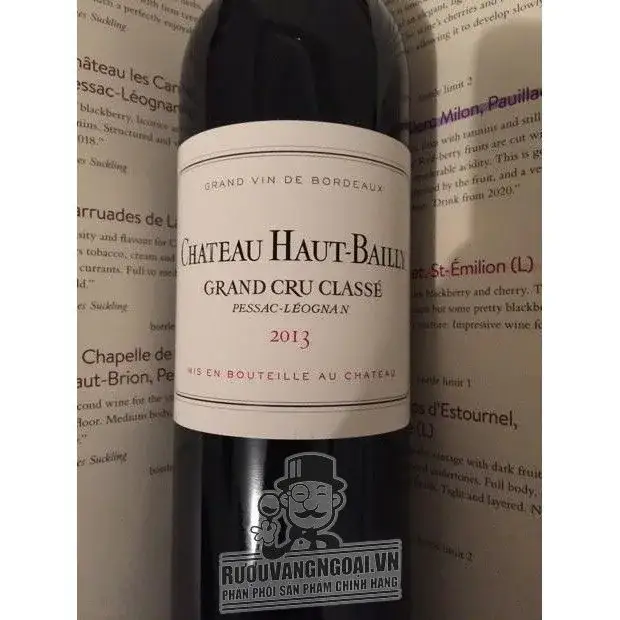 Vang Pháp Chateau Haut-Bailly Grand Cru Classe