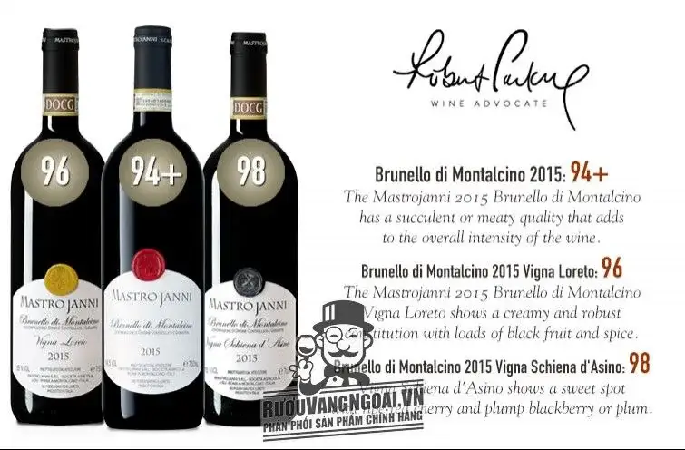 Vang Ý MASTROJANNI BRUNELLO DI MONTALCINO VIGNA LORETO