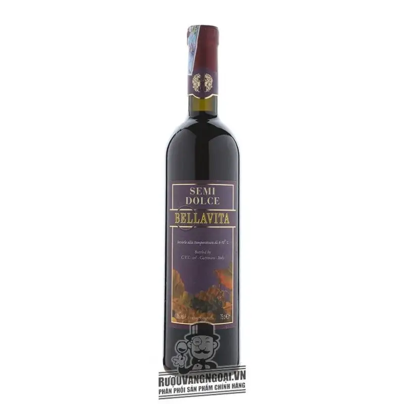 Vang Ngọt BELLAVITA SEMI DOLCE