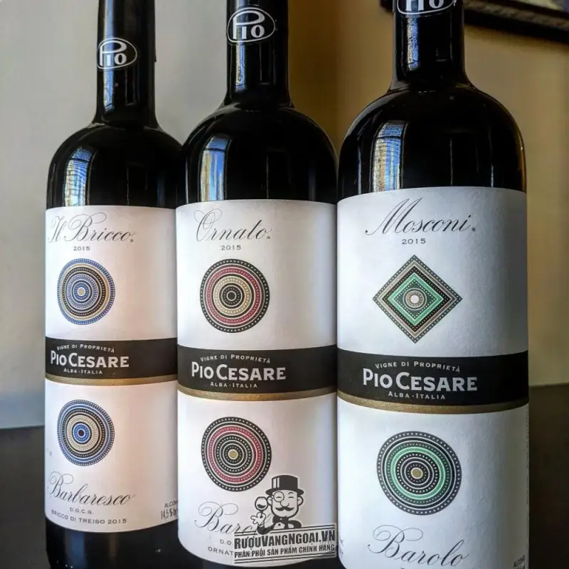 Vang Ý Pio Cesare Mosconi Barolo