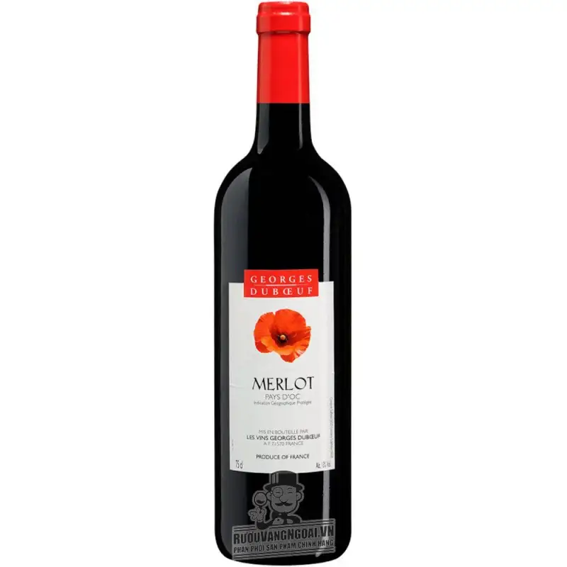 Vang Pháp Merlot Pays dOC Georges Duboeuf uống ngon