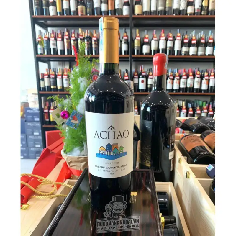 Mua vang chile achao selected cabernet sauvignon merlot gia re giá rẻ tại Hà Nội