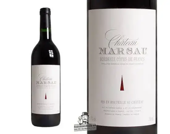 Vang Pháp Chateau Marsau Cotes de Francs Bordeaux