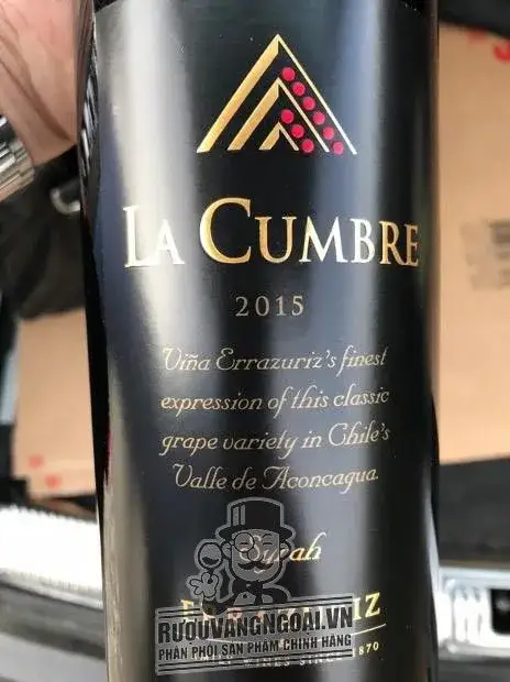 Kết quả hình ảnh cho LA CUMBRE SYRAH 2016