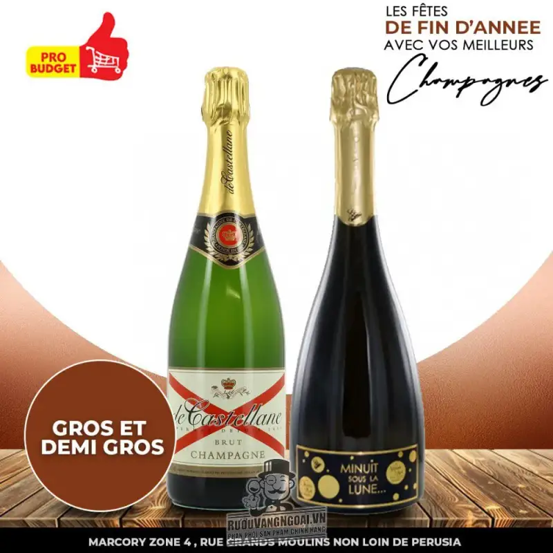 Địa chỉ bán ruou champagne phap de castellane brut ml giá rẻ nhất