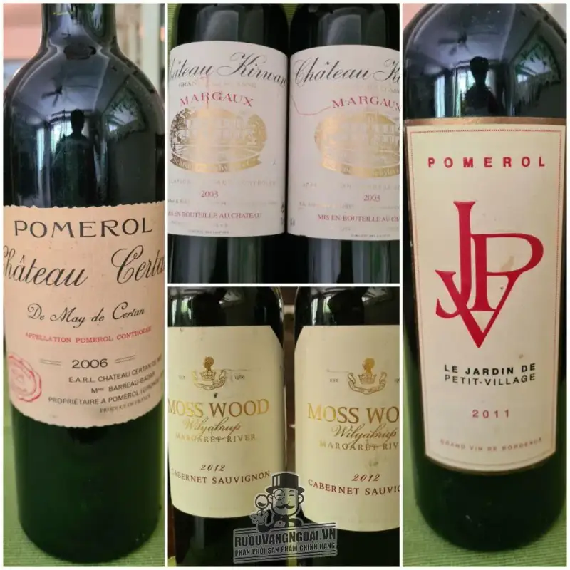 vang phap le jardin de petit village pomerol giá bao nhiêu